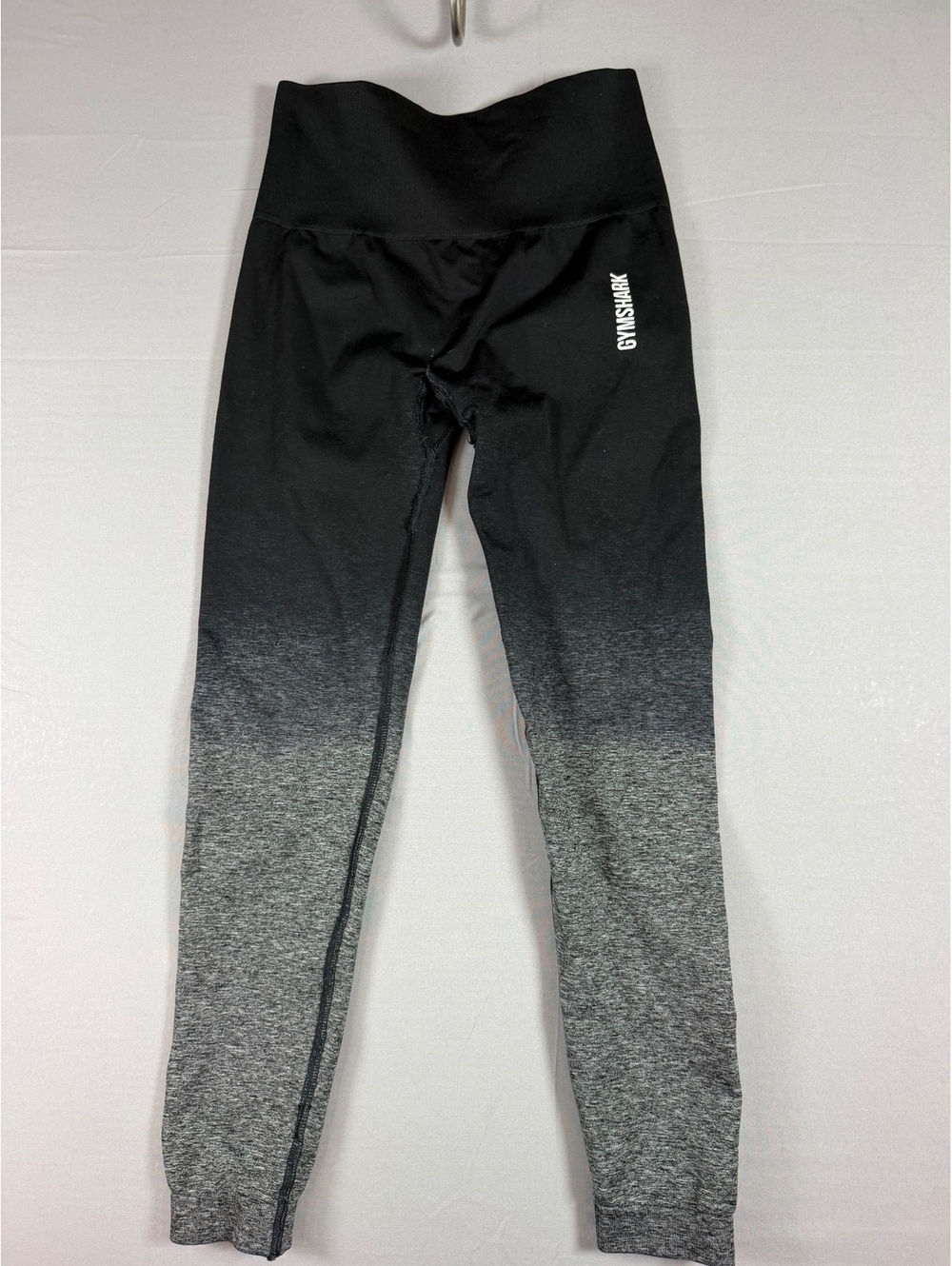 Gymshark Ombre Black to Gray High Waist Leggings with Logo